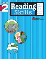 Reading Skills: Grade 2 (Flash Kids Harcourt Family Learning)