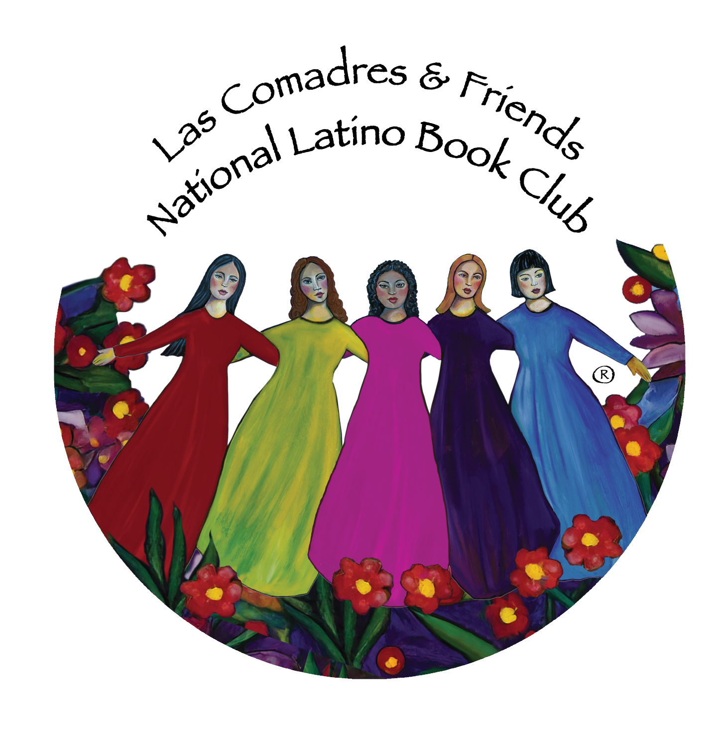 Las Comadres and Friends National Latino Book Club logo