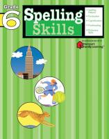Spelling Skills: Grade 6 (Flash Kids Harcourt Family Learning)