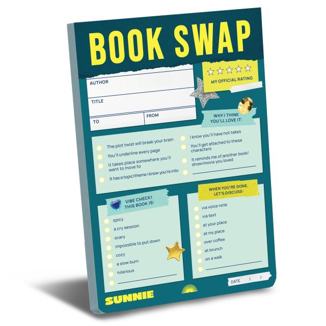 Sunnie Book Swap Notepad